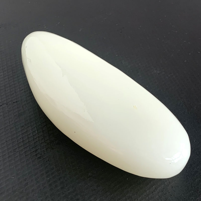 阿富汗白玉摆件碳酸盐质玉砑纸