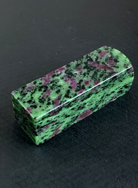 天然红绿宝印章方章闲章