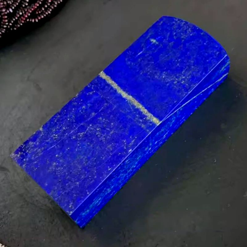 大号印章天然青金石纸镇原石砑纸