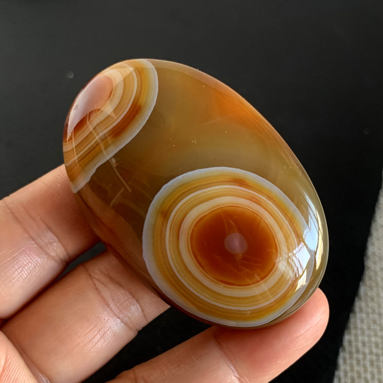 水玉冰魄天然缠丝玛瑙扁片把玩红玛瑙肥皂片手把件摆件热灸片实物