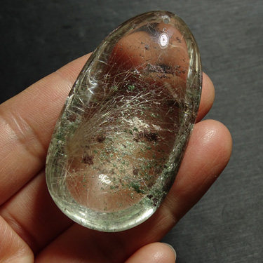 水玉冰魄 天然绿幽灵发晶共生水晶吊坠毛衣链 发晶吊坠 毛衣链