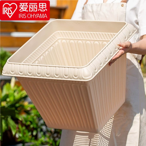 爱丽思花盆正方形大号蔬菜种植盆