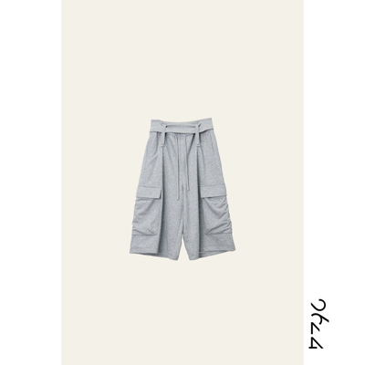 女款简约纯色五分裤61U6098