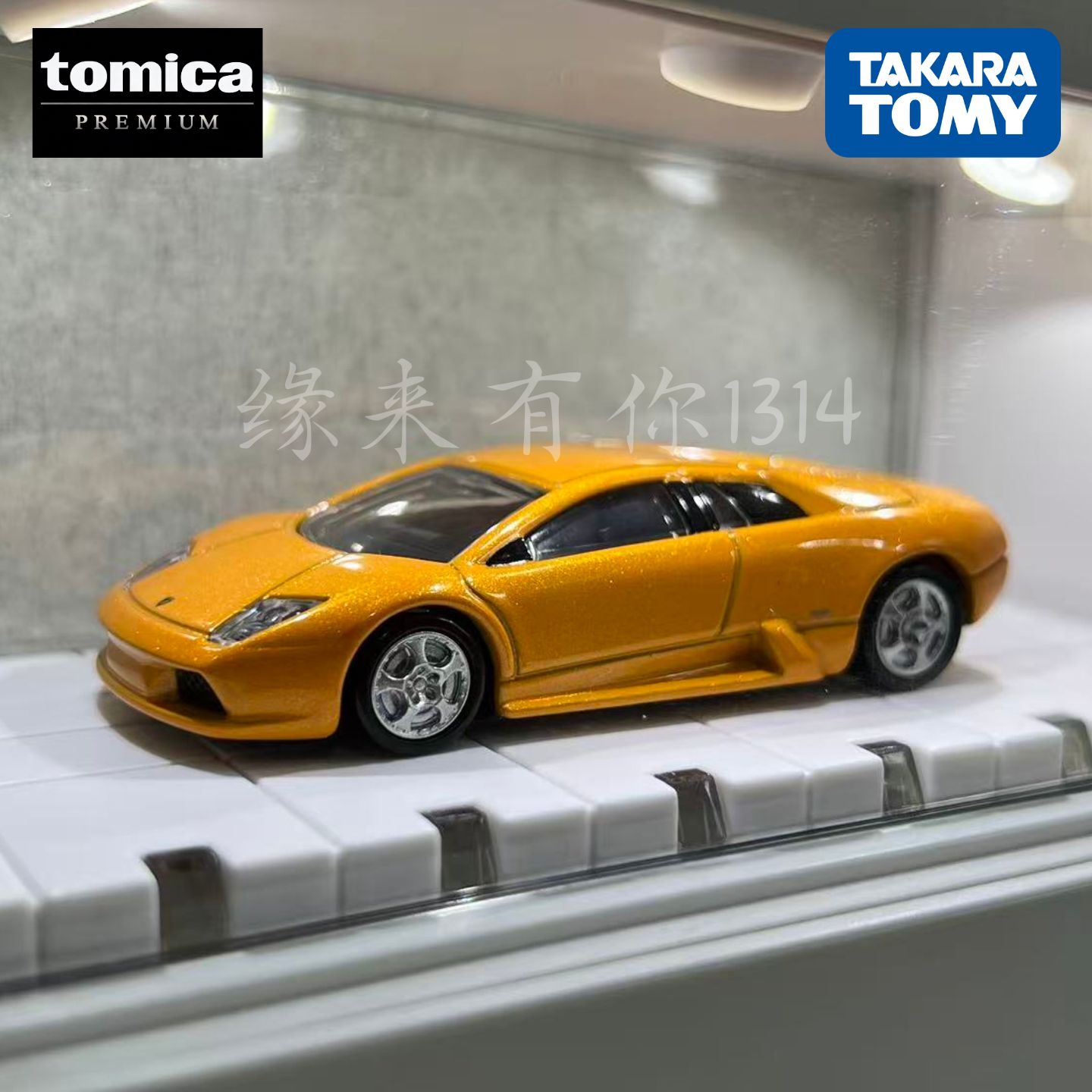 日本进口TMKARA多美卡黑盒旗舰版TP05兰博基尼 蝙蝠 合金车模收藏