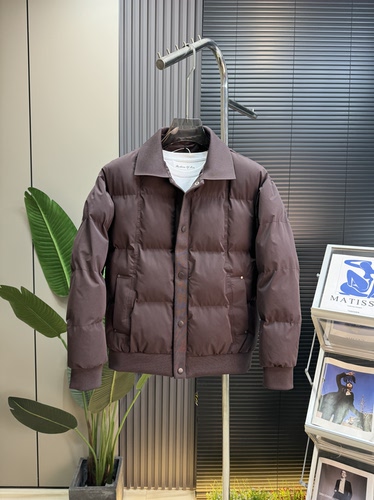 2026秋冬新款男士翻领棉衣外套时尚休闲百搭保暖棉服