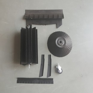 手推式 工业扫地机配件边刷滚刷主刷皮带胶皮板塑料齿轮万向轮子