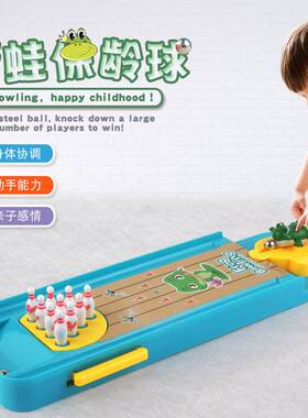 Bowling Shooting Board Games Desktop Ball Table Game Toy