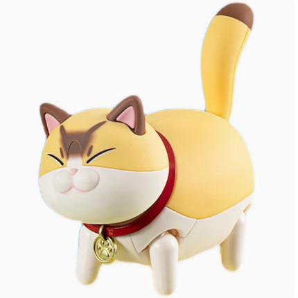 盲盒电动猫咪自走倒走 小肥猫萌宠模玩手办玩具 可爱摆件礼物玩具