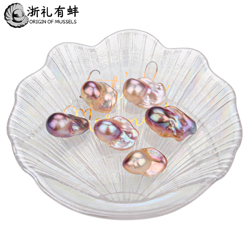 【热字链接】天然淡水爱迪生活蚌巴洛克河蚌现场直播开蚌取珍珠