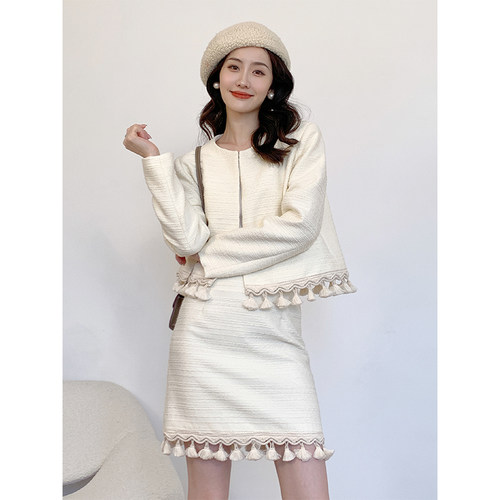 签儿粗花呢2026时尚套装