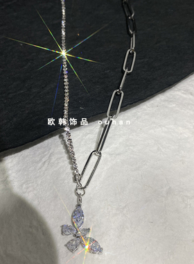 CHOKER网红仙气少女锆石毛衣链