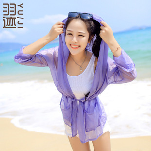 EAL防紫外线防晒衣长袖 Y335 透明防晒服薄外套女防晒衫