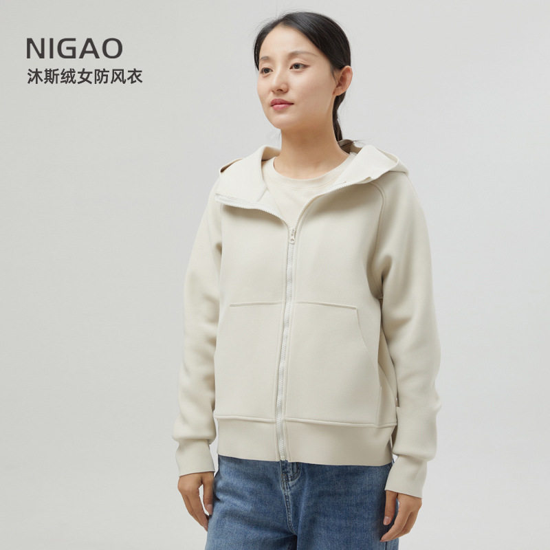 加厚女士防风外套可外穿