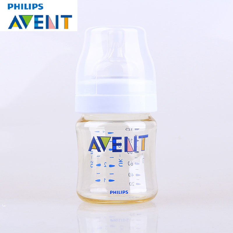 AVENT飞利浦新安怡经典宽口径PES塑料防胀气奶瓶4oz 125ml