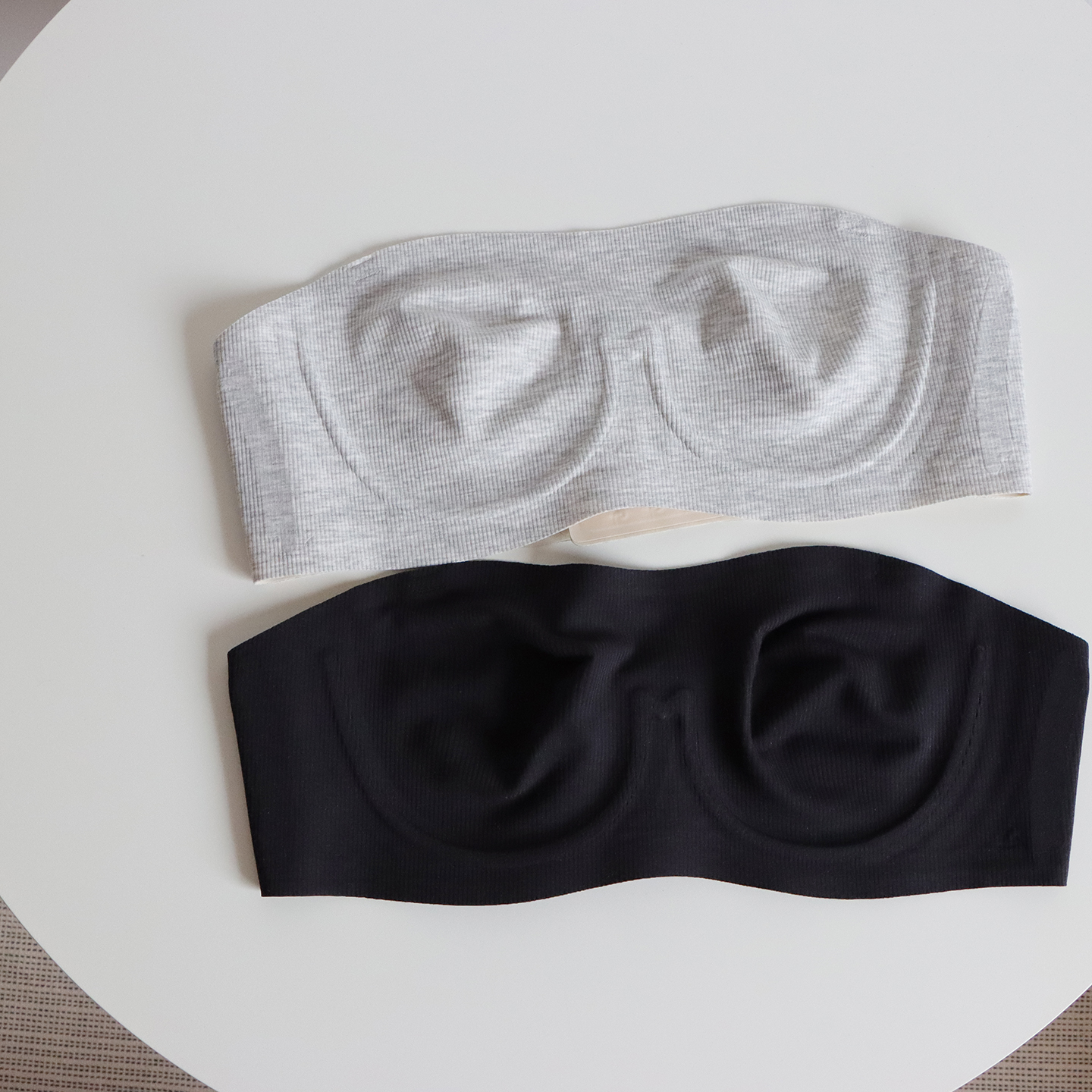 超薄无胸垫无海绵无肩带文胸隐形防滑落上托小胸聚拢内衣显小显圆