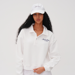 潮流刺绣logo复古基础Polo休闲百搭卫衣女 AXYPAGESsimple系列美式