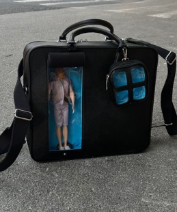 【新品】九边形腹肌战士健身房 双肩斜挎多功能工作通勤包