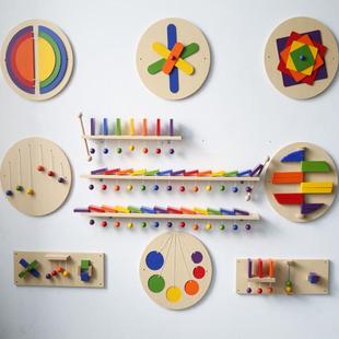 01幼儿园商场墙面儿童互动游乐设施环创益智玩具趣味装置