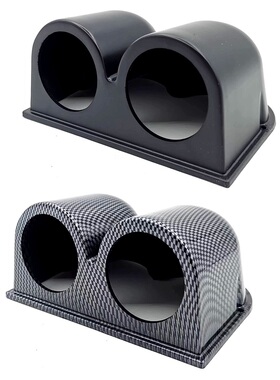 52mm两孔仪表罩汽车改装2孔仪表架通用仪表底座