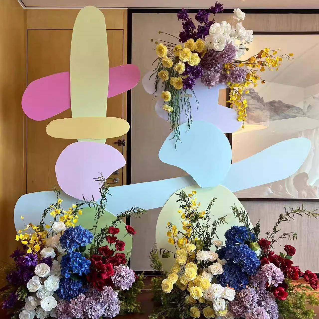 结婚装饰超大多巴胺喜字KT婚房布置具晨拍板照背景道XJJ外婚礼迎,节庆用品/礼品,装扮布置套餐,淘宝优惠券,粉丝福利购,淘宝优惠卷