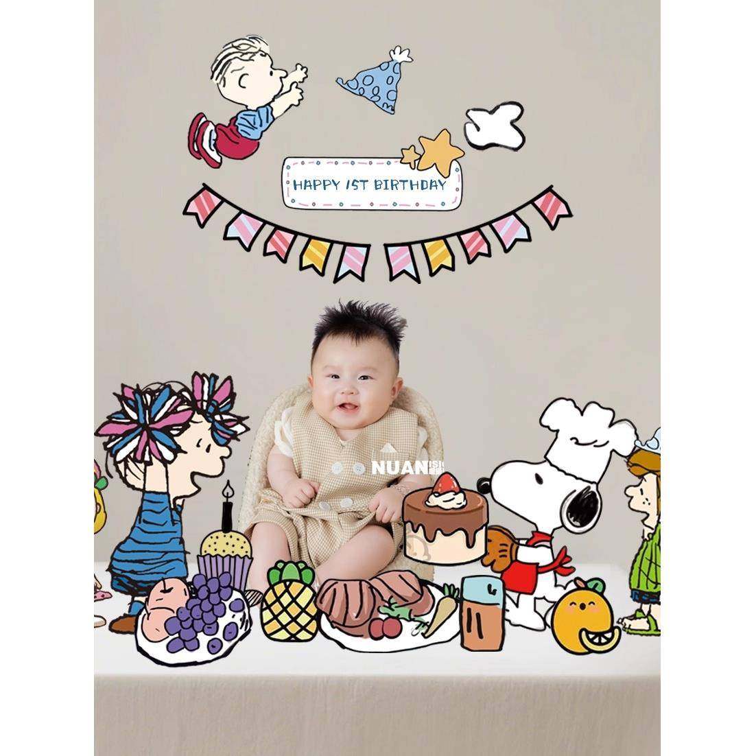 RXA桌面Kt通板宝宝的生日0日0天1满月生卡照片男孩和女孩装饰安排,节庆用品/礼品,装扮布置套餐,淘宝优惠券,粉丝福利购,淘宝优惠卷