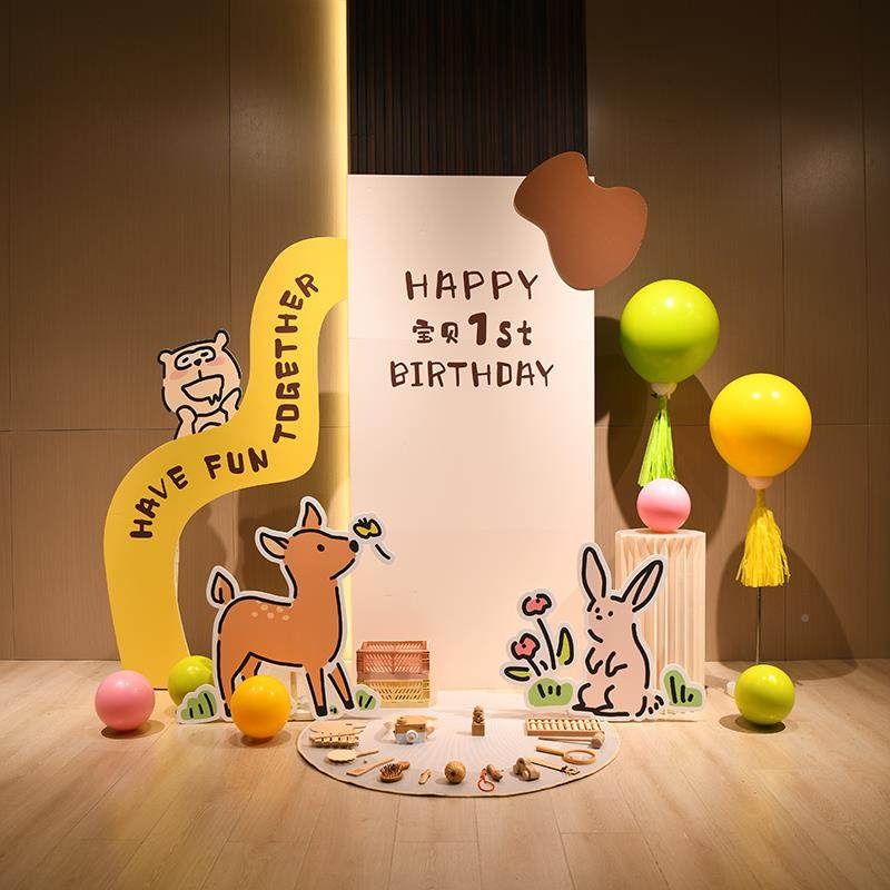 kt板百周岁生日气球背景板布一置百HNS日宴饰天拍照周岁装宝宝,节庆用品/礼品,装扮布置套餐,淘宝优惠券,粉丝福利购,淘宝优惠卷