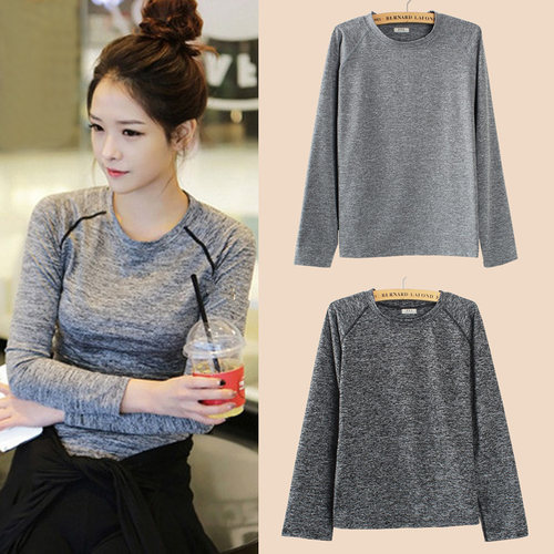 春秋女装短款休闲宽松速干运动服