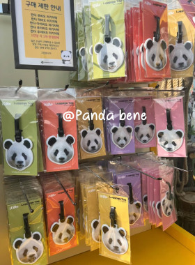 现货宝家族行李牌爱宝乐园熊猫周边福宝行李牌爱宝行李牌福宝周边