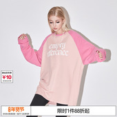 REFERENCE 插肩袖 拼接男女宽松百搭打底衫 EMPTY 长袖 T恤