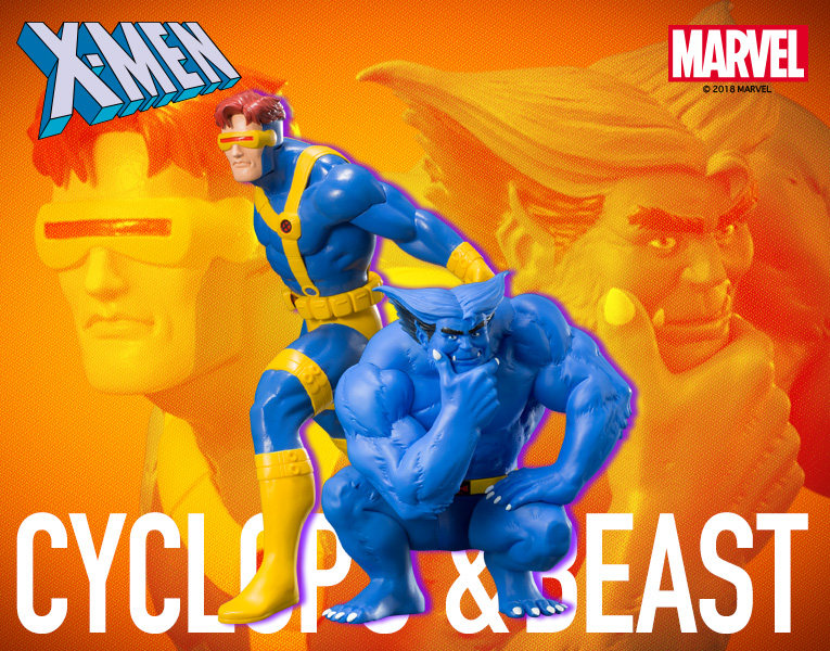 全场特价包邮 寿屋 复仇者联盟 x战警 x-man 镭射眼 野兽人偶手办