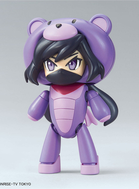 全场特价包邮 高达 HG 迷你小熊霸 菖蒲 紫色忍者 万代拼装敢达