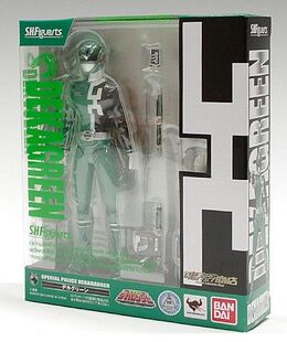 全场特价包邮 超级战队 特搜战队刑事连者 特搜绿 SHF 可动 万代