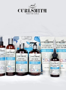 Curlsmith空气轻盈卷发保湿定型啫喱发膜磨砂膏自然卷沙发卷发CGM