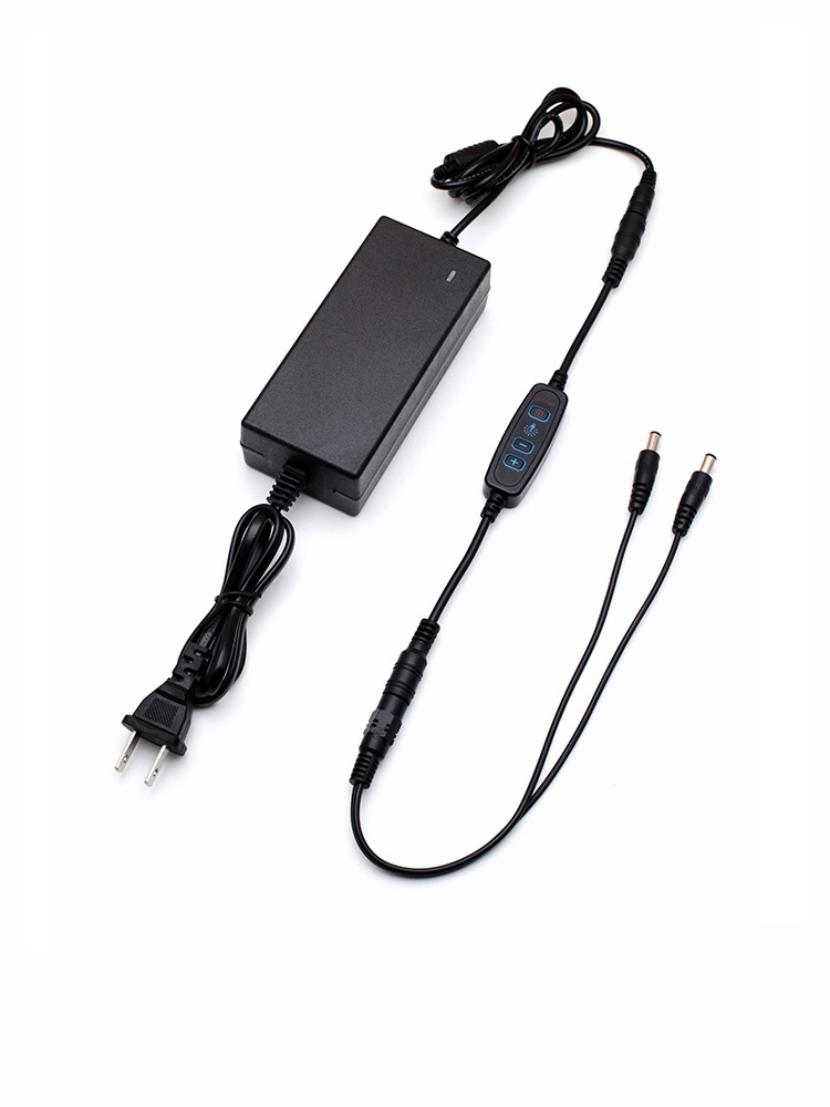 LED摄影棚灯条带板泡12V19V24V无频闪无极双路输出调光电源