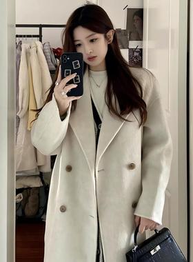 【OB-N139】欧贝呢子大衣女毛呢外套冬季小个子英伦赫本风高级感