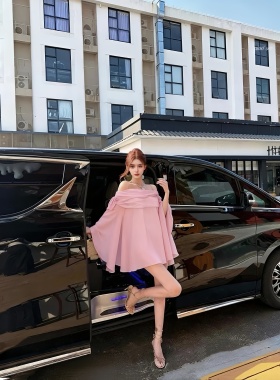 MSTO BALLET人间芭比财阀千金粉色蕾丝立体花朵蓬蓬裙礼服生日裙