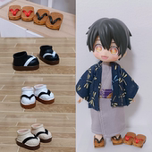 日式 粘土人 和服木屐 ob11娃鞋 YMY 12分鞋 子molly娃衣配件