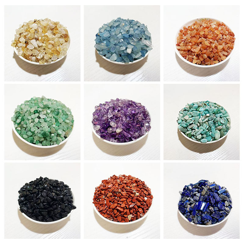 天然水晶碎石鱼缸造景装饰