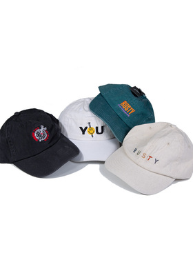 软顶街头cityboy男女弯沿刺绣帽