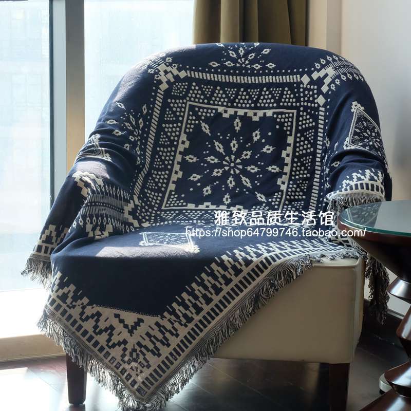 欧美民族风森系粗棉麻风夏凉线 线编织毯沙发巾桌布沙滩巾飘窗垫,居家布艺,沙发垫,淘宝优惠券,粉丝福利购,淘宝优惠卷