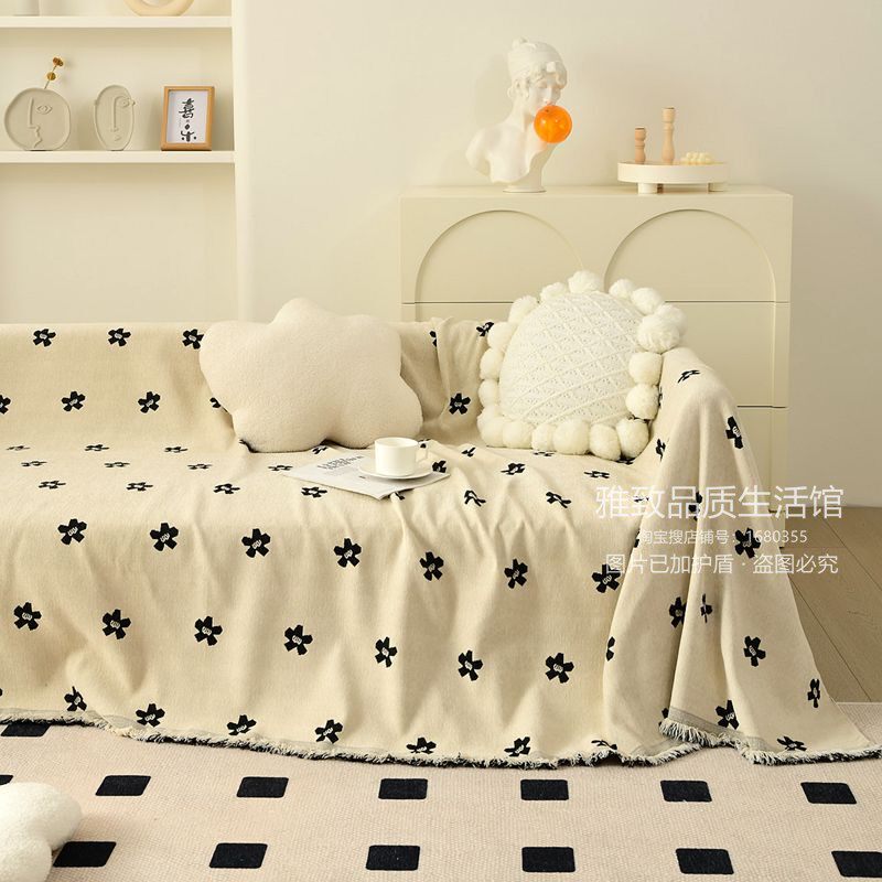 북유럽 일본식 작은 신선한 안티 고양이 스크래치 겨울 두꺼워지고 길어진 따뜻한 소파 커버 천으로 셔닐 실 벨벳 담요