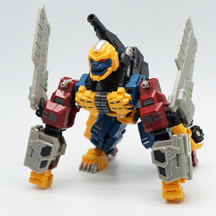 KO四变猩猩变形玩具超能勇士小比例模型猛兽侠天元之力男孩金刚