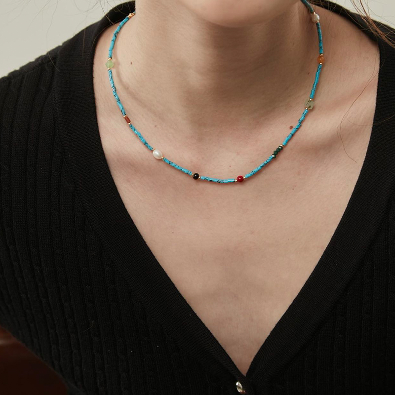 WEARRING蓝松石宝石项链