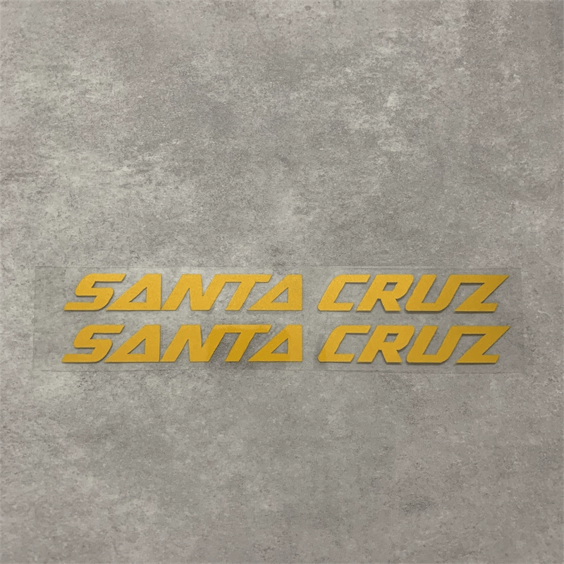 适用于SANTACRUZ三条裤子山地车架反光贴纸装饰个性创意logo贴