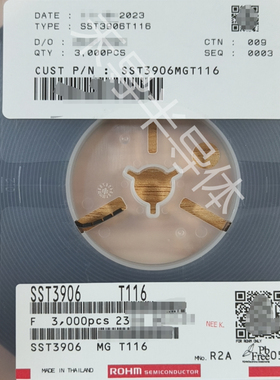 原装 SST3906T116 SOT23 丝印R2A R2A三极管  40V(100个)
