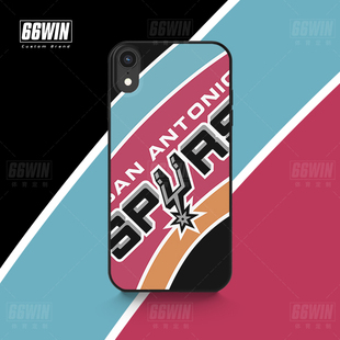 马刺队标徽周边文班亚马邓肯吉诺比利帕克手机壳适用iPhone17Promax苹果16/15/14/13/12华为mate小米OPPOvivo