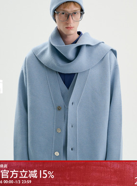 启世录TIWILLTANG“雾隼尘隐”午后廓形松弛象限拥抱隙慵懒针织衫