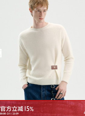 【矜典匠造】启世录｜进口一体成型甄定羊绒奢柔无缝暖织针织套衫