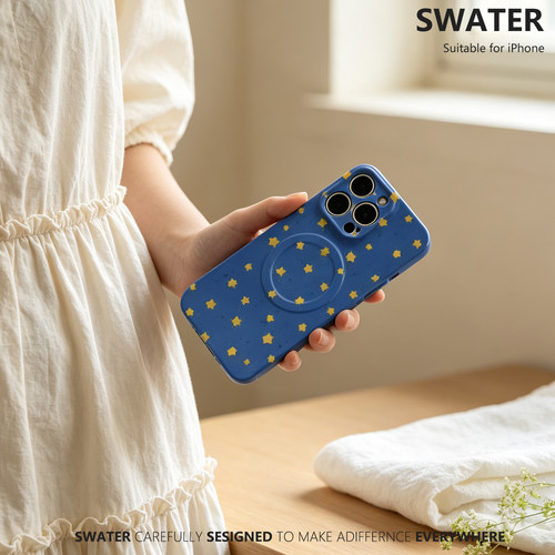 闪点星星 适用iPhone16promax手机壳17pro新款苹果15ins风14时尚艺术设计感13小众不撞款12独特童话风