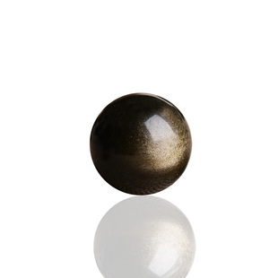 天然水晶 金曜石散珠 半成品 6A金耀石 散珠 8-18MM单颗